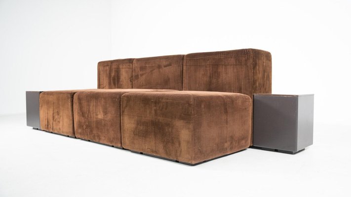 Modular Sofa Sistema 61 attributed to Giancarlo Piretti, Italy, 1970s, Set of 6-FGA-2019563