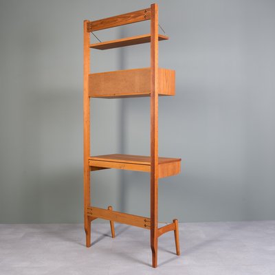 Modular Wall Unit in Teak from Brodrene Jatog Mobelfabrik, 1960s-WZF-2021956