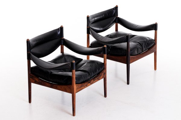 Modus Chairs by Kristian Solmer Vedel, 1960s, Set of 2-QU-1706895