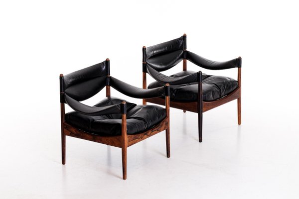 Modus Chairs by Kristian Solmer Vedel, 1960s, Set of 2-QU-1706895