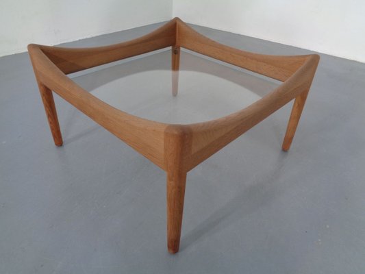 Modus Oak & Glass Table by Kristian Vedel for Soren Willadsen, 1963-RDW-762450