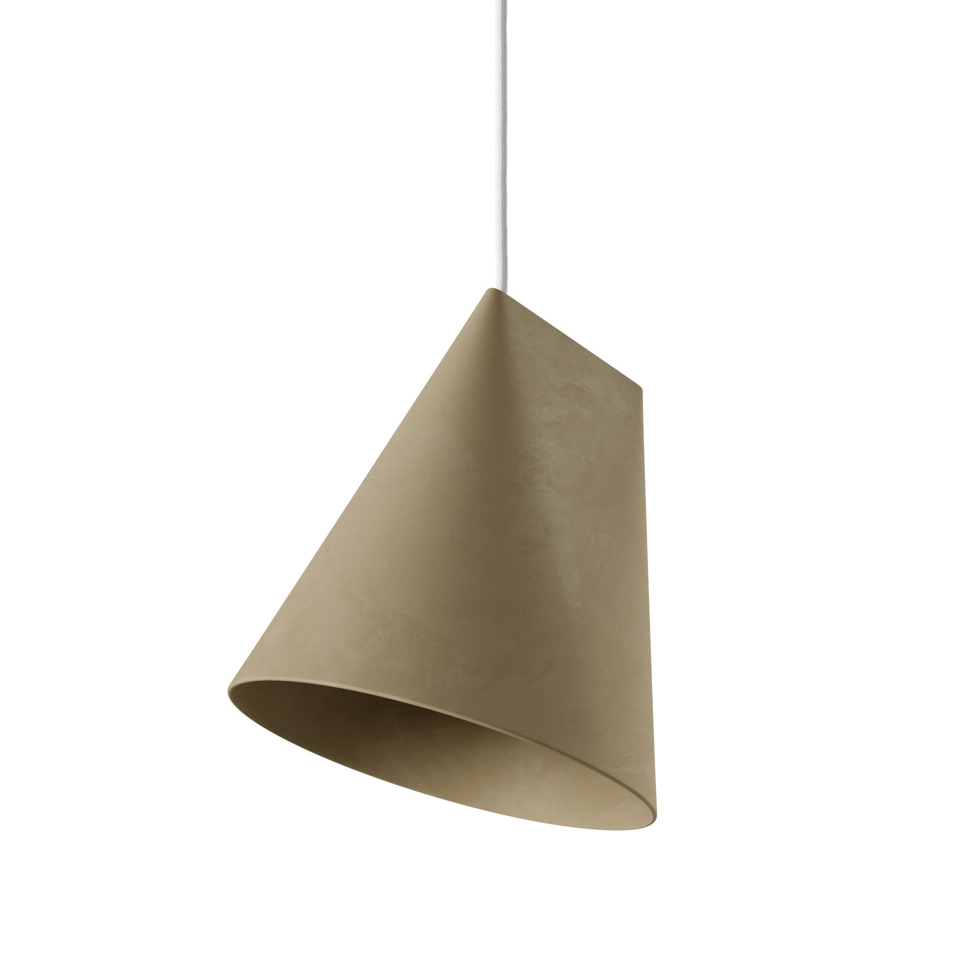 Ceramic Pendant Lamp Wide by Moebe #Olive