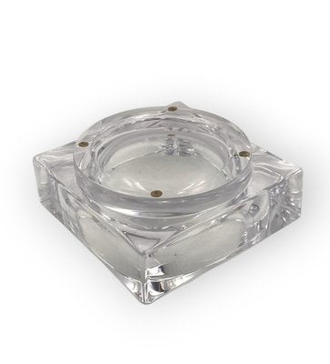 Molded Crystal Ashtray friom Sevres France, 1970s-TXN-1728929