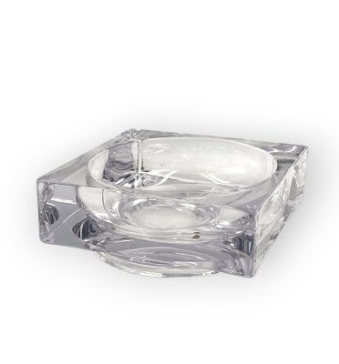 Molded Crystal Ashtray friom Sevres France, 1970s-TXN-1728929