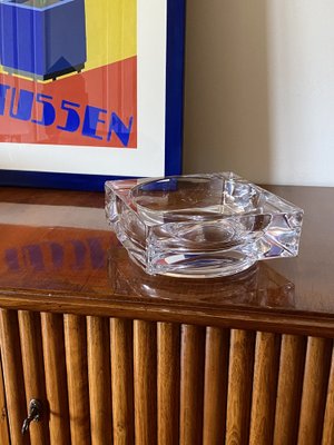 Molded Crystal Ashtray friom Sevres France, 1970s-TXN-1728929