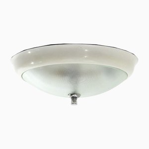 Molded Glass Ceiling Lamp, 1940s-EZ-772667