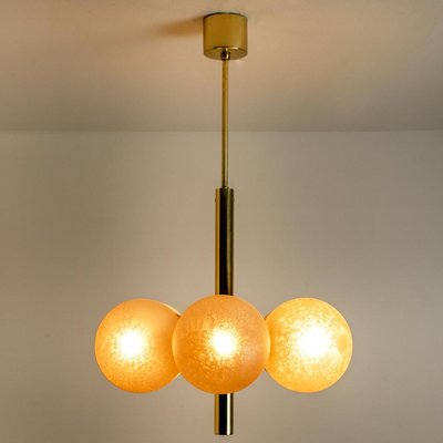 Molecular Chandelier with Six Smoked Hand Blown Glass Globes from Kaiser-VDW-853846