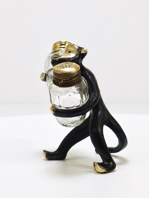 Monkey Salt and Pepper Shakers by Walter Bosse for Herta Baller, Austria, 1950s-MWV-1751064