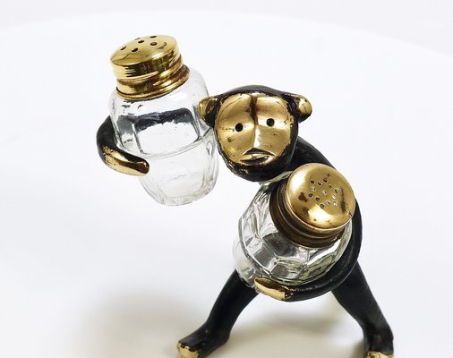 Monkey Salt and Pepper Shakers by Walter Bosse for Herta Baller, Austria, 1950s-MWV-1751064