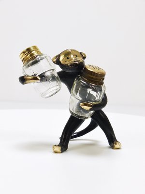 Monkey Salt and Pepper Shakers by Walter Bosse for Herta Baller, Austria, 1950s-MWV-1751064