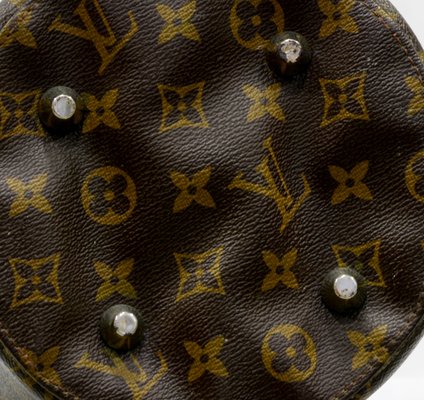 Monogram Leather Office Paper Basket from Louis Vuitton, 1990s-VHF-2016017