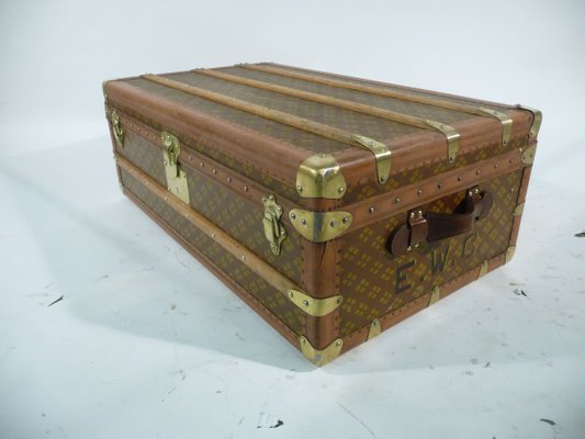 Monogrammed American Trunk, 1920s-EMZ-799272