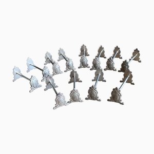 Monogrammed Silver-Plated Knife Holders, Set of 12-VBM-1275150