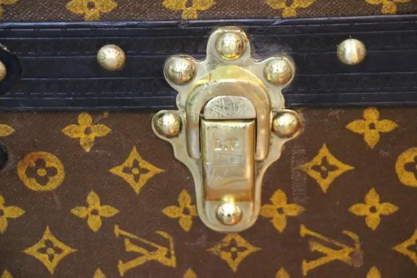 Monogrammed Steam Trunk from Louis Vuitton, 1930s-YF-1756781