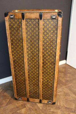 Monogrammed Steam Trunk from Louis Vuitton, 1930s-YF-1756781