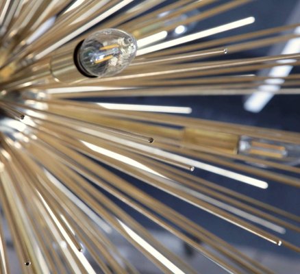 Monumental Brass Sputnik or Urchin Chandelier, 1970s-VLZ-631834