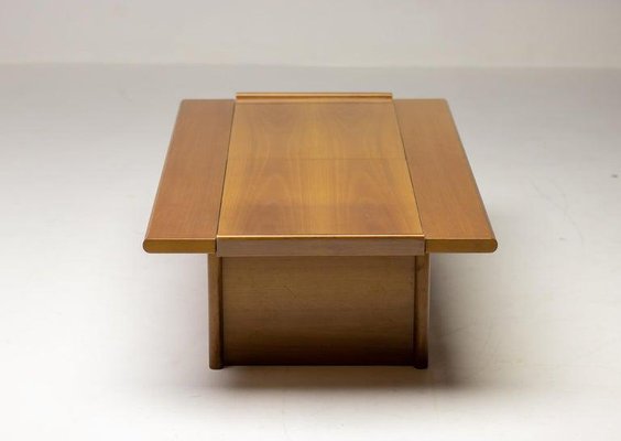 Monumental Cherry Coffee Table with Sliding Top, 1980-WN-1372374