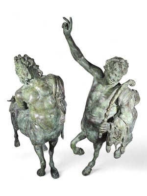 Monumental Furietti Centaurs in Bronze, 1950, Set of 2-FDW-2024415