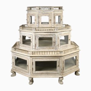 Monumental Octagonal Display Case in Teak-NQ-1779733