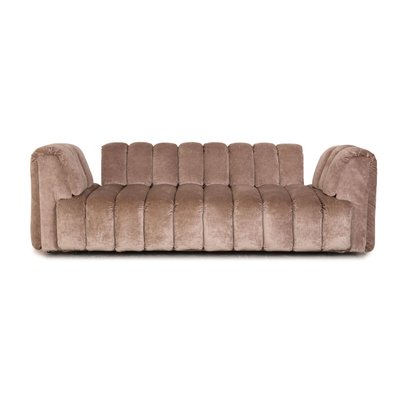 Moonkraft 3-Seater Sofa in Brown Fabric from Bretz-RQW-1756108