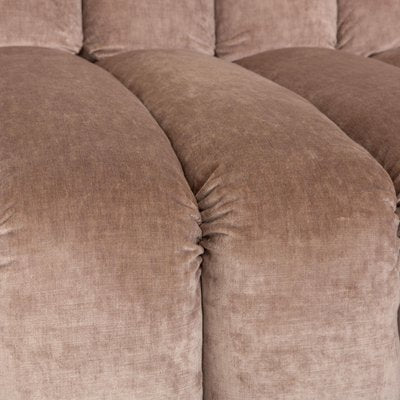 Moonkraft 3-Seater Sofa in Brown Fabric from Bretz-RQW-1756108