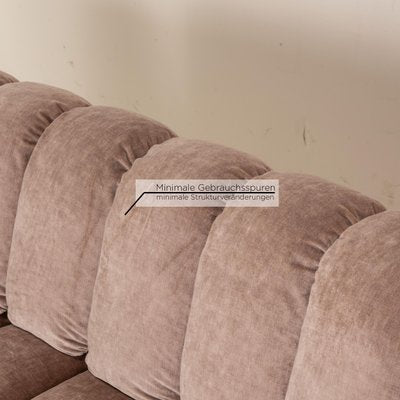 Moonkraft 3-Seater Sofa in Brown Fabric from Bretz-RQW-1756108