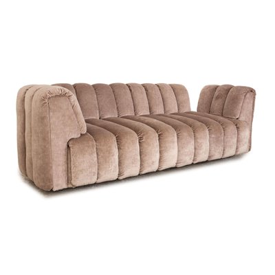 Moonkraft 3-Seater Sofa in Brown Fabric from Bretz-RQW-1756108