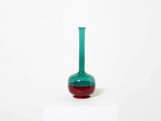 Morandiana Series Bottle in Murano Glass by Gio Ponti for Venini, 1960s-YJA-1395067