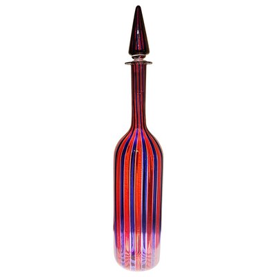 Morandiane Glass Bottle from Venini, Italy, 1960s-FGA-923258