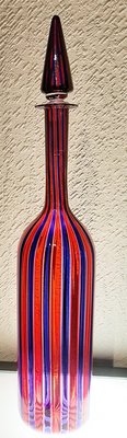 Morandiane Glass Bottle from Venini, Italy, 1960s-FGA-923258