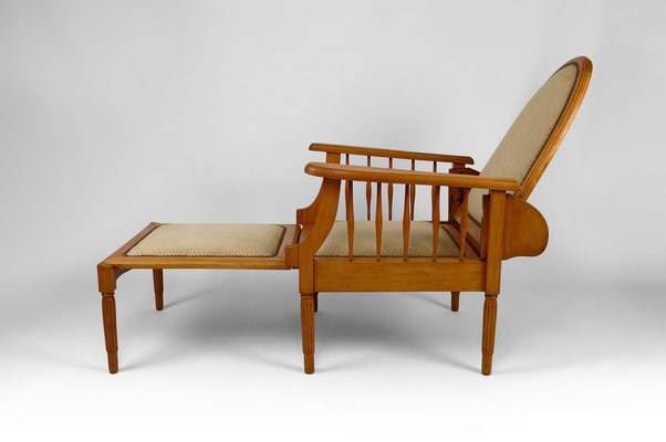 Morris Lounge Chair in Beech, France, 1925-XNH-1804619