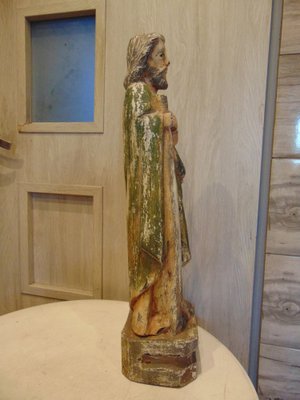 Moses Figure in Limewood, 1890s-CAQ-1407909