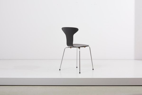 Mosquito Munkegård Dining Chairs by Arne Jacobsen for Fritz Hansen, Denmark, 1950s, Set of 3-SFD-708026