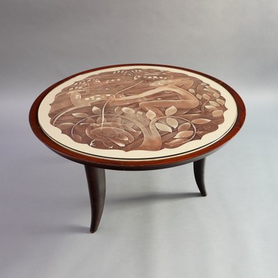 Motif of the Hunting Goddess Diana Table by Maurice Jallot-RST-1320509