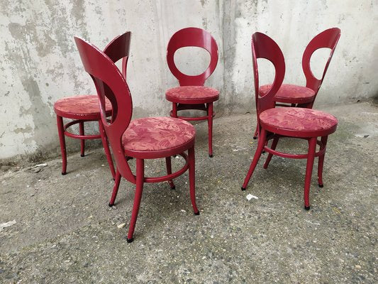 Mouettes Bistro Chairs from Baumann, 1960s, Set of 5-EAD-1742678