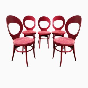 Mouettes Bistro Chairs from Baumann, 1960s, Set of 5-EAD-1742678