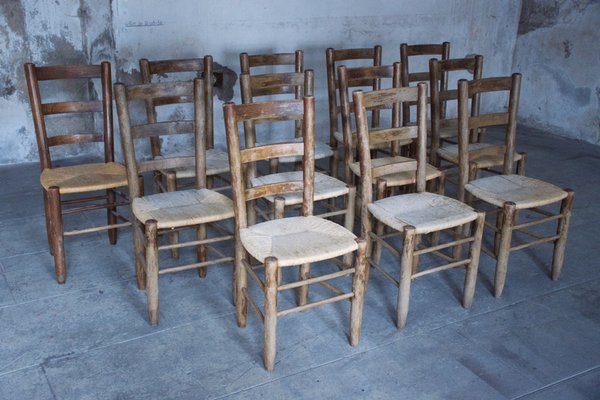 Mountain Chairs by Georges Robert, France, 1960s, Set of 12-LA-1785051