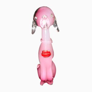 Mouthblown Murano Art Glass Dog Figurine-SZM-1752556