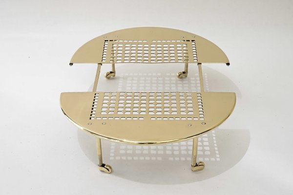 Movable and Expandable Brass Serving Coaster, 1930s-SPD-2036759