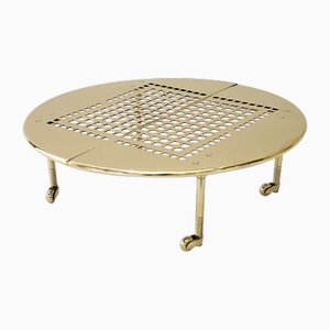 Movable and Expandable Brass Serving Coaster, 1930s-SPD-2036759