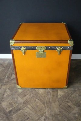 Moynat Orange Steamer Trunk, 1922-YF-2032137