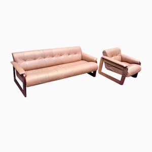 MP-185 Sofa and Lounge Chair by Percival Lafer, 1970s, Set of 2-GJF-1736934