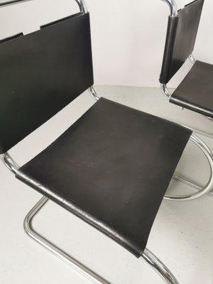 MR10 Chairs by Mies Van Der Rohe for Knoll, 1970s, Set of 6-PRS-928929