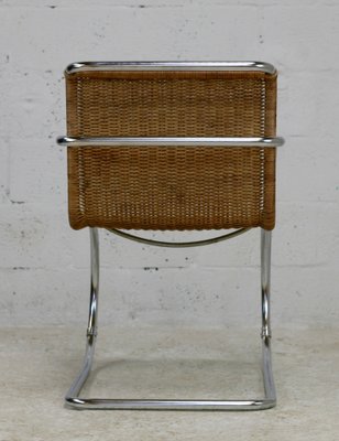 Mr20 Rattan & Tubular Chrome Armchair by Ludwig Mies Van Der Rohe, 1960s-MAO-1287005