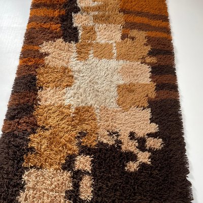 Multi-Color High Pile Rya Rug from Desso, The Netherlands, 1970s-QZ-1064960