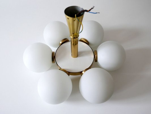 Multi-Globe Sputnik Chandelier by Kaiser Leuchten, Germany 1970s-WPT-843982