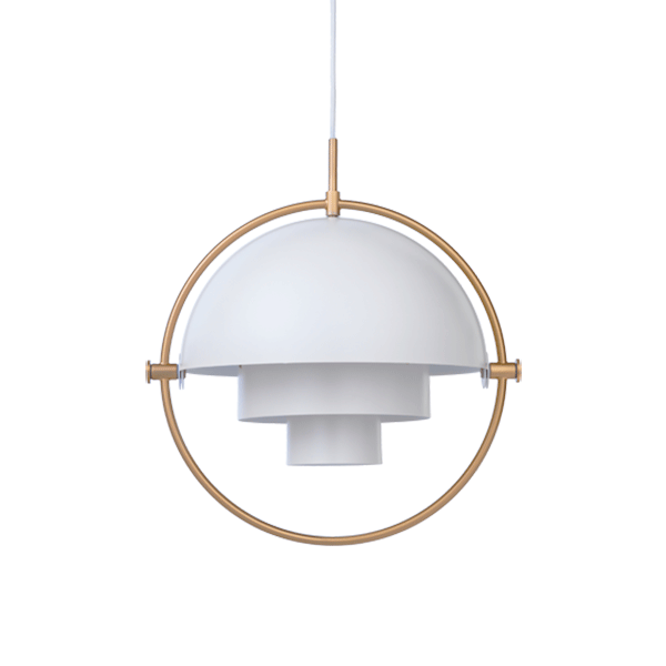 Multi-Lite Pendant Lamp by GUBI #Brass / White
