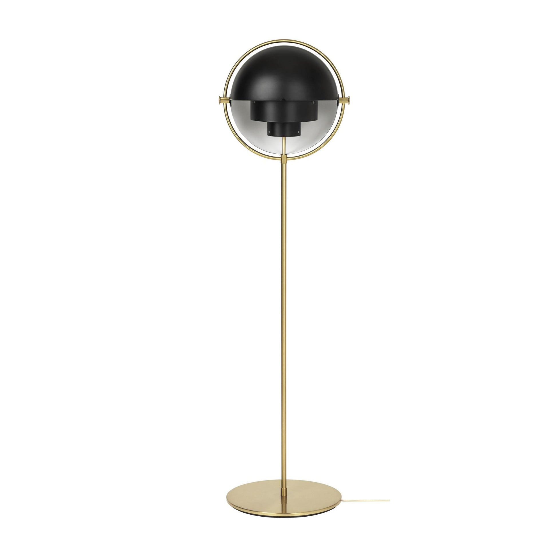 Multi-Lite Floor Lamp by GUBI #Brass / Black