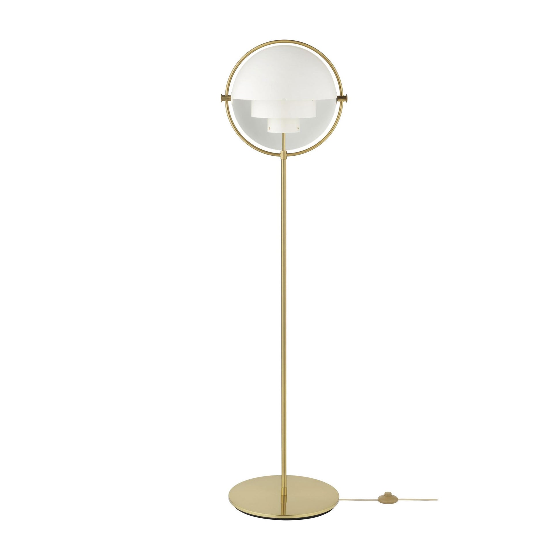 Multi-Lite Floor Lamp by GUBI #Brass / White