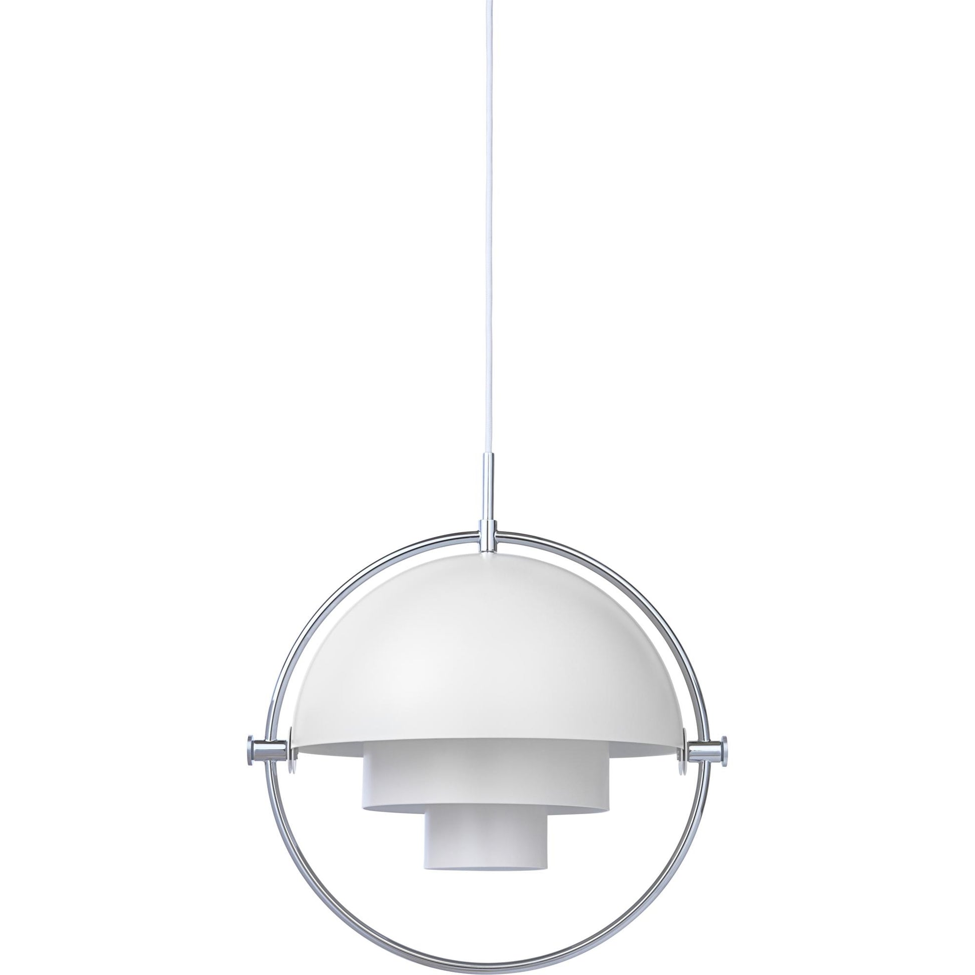 Multi-Lite Pendant Lamp by GUBI #Chrome / White